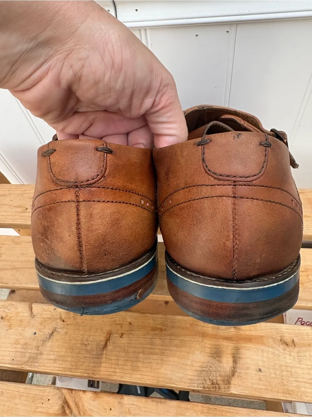 Giorgio Brutini Men's Double Monk Strap Oxfords - Brown
